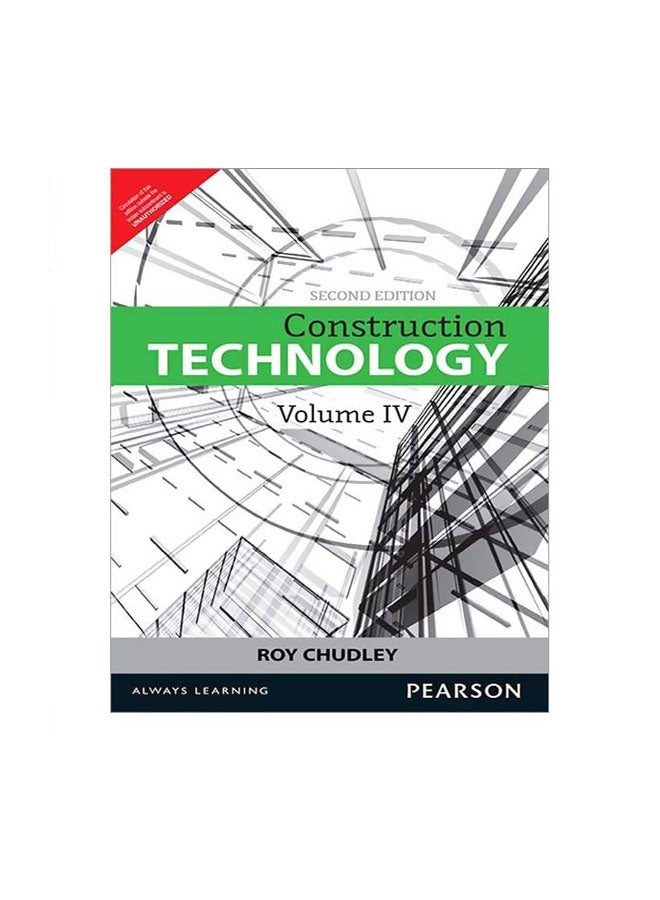 Construction Technology Volume IV Paperback English by Roy Chudley 