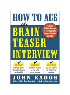 How To Ace The Brainteaser Interview paperback english