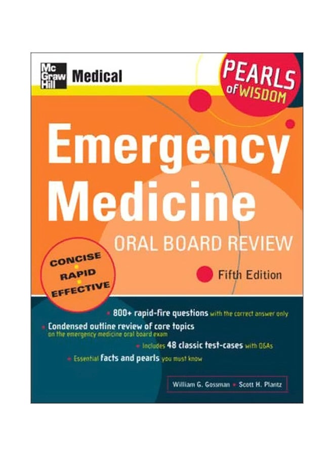 Emergency Medicine Oral Board Review Paperback English by William G. Gossman 