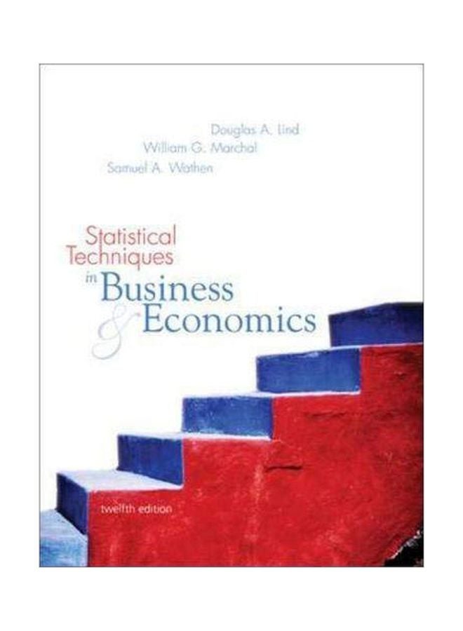 Statistical Techniques In Business And Economics Hardcover English by Douglas A. Lind 