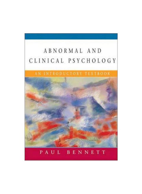 Abnormal And Clinical Psychology Hardcover English by Paul Bennett - 37773.0