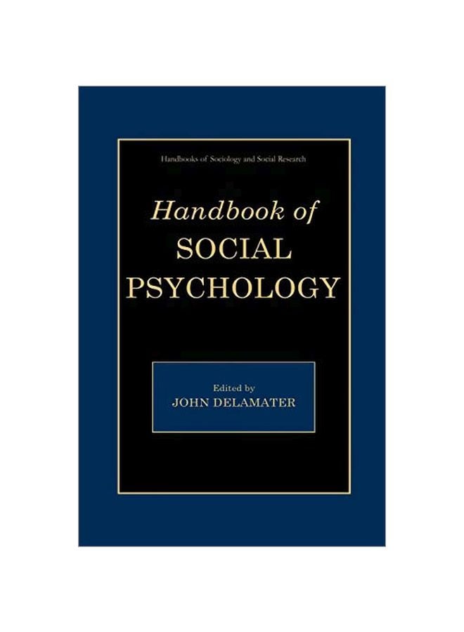 Handbook Of Social Psychology Paperback English - 38895.0 
