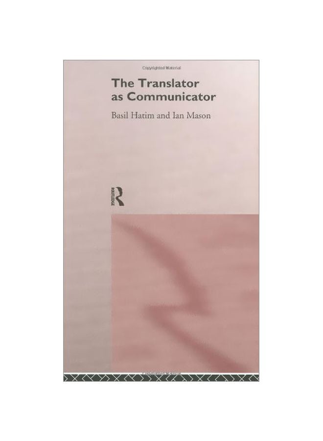 The Translator As Communicator hardcover english - 35433.0 