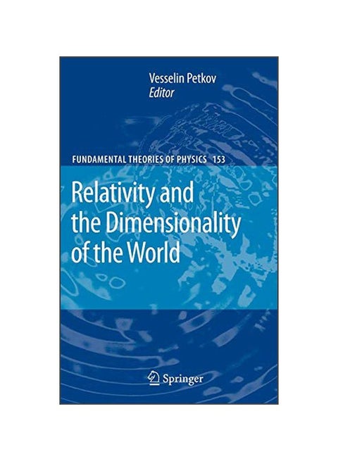 Relativity And The Dimensionality Of The World Hardcover English - 39389.0