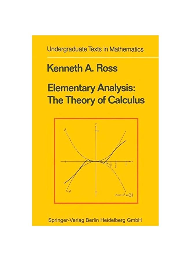 null - Elementary Analysis: The Theory Of Calculus Hardcover English by Kenneth Allen Ross - 01 Jan 2003 - Image 1