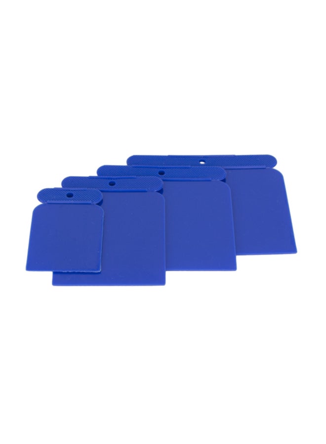 Generic - 4-Piece Plastic Putty Scrapper Blue - Image 1