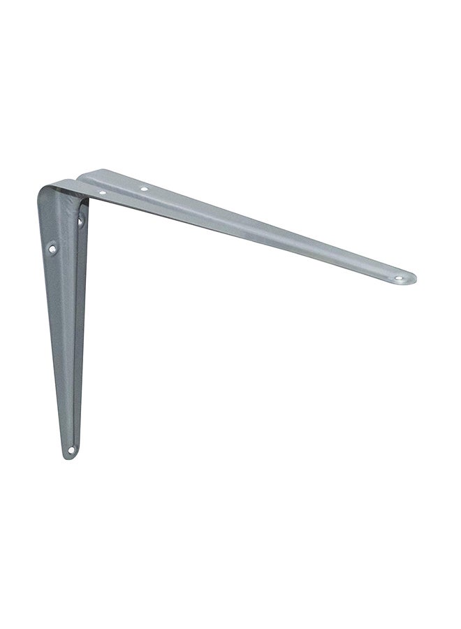 High Grade Metal Shelf Bracket Grey 8 x 10inch  - Image 1
