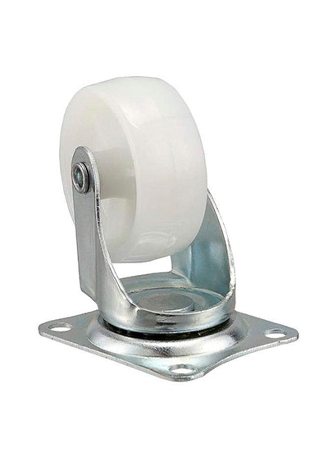 4-Piece Roller Bearing Truck Wheel Silver/White 2inch  - Image 1