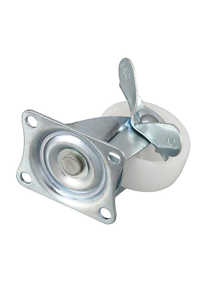 4-Piece Roller Bearing Truck Wheel Silver/White 2inch  - Image 2