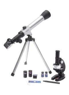 Telescope And Microscope Bundle Kit Black