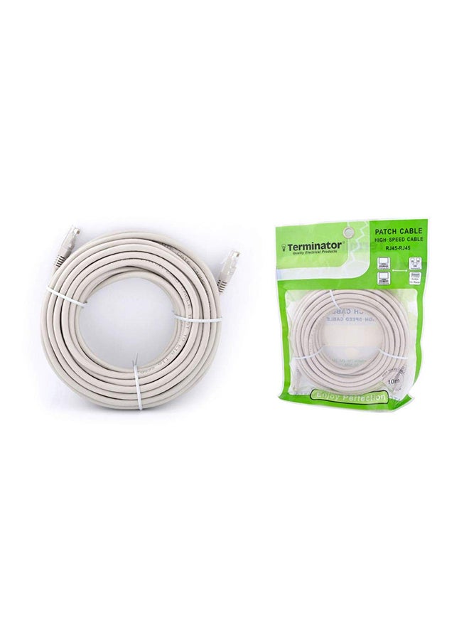 Terminator CAT 6 High Speed Cable White 10meter - Image 2