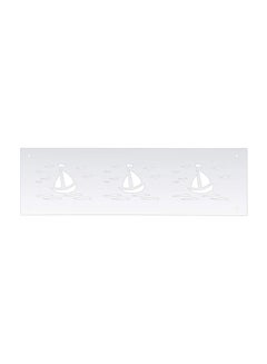 Decorative Wall Stencil White 40 x 12cm