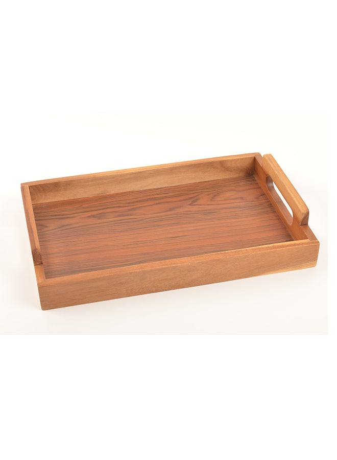 لايف سمايل صينية تقديم مستطيلة بني 40 × 16 × 4.5Ø³Ù†ØªÙŠÙ…ØªØ± - Image 2