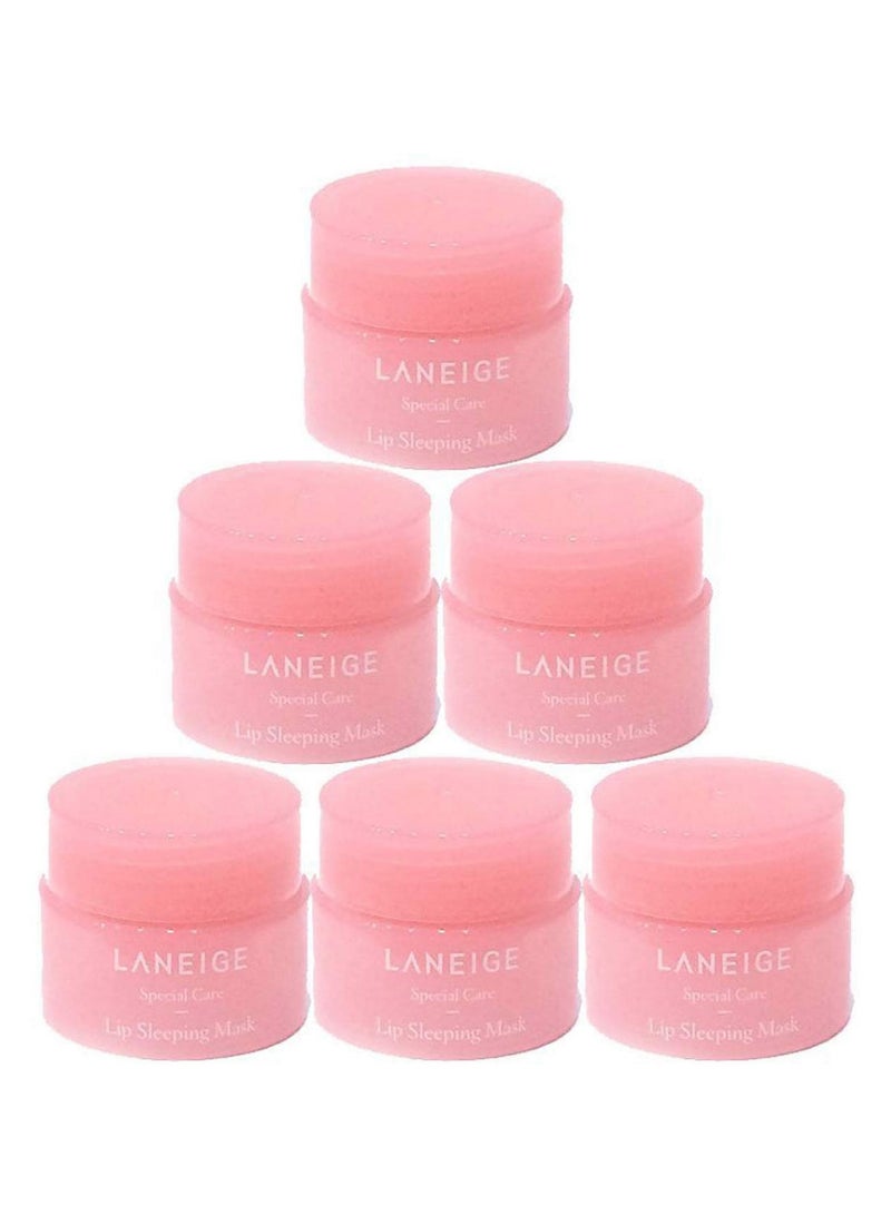 LANEIGE Pack Of 6 Lip Sleeping Mask 6 x 3grams