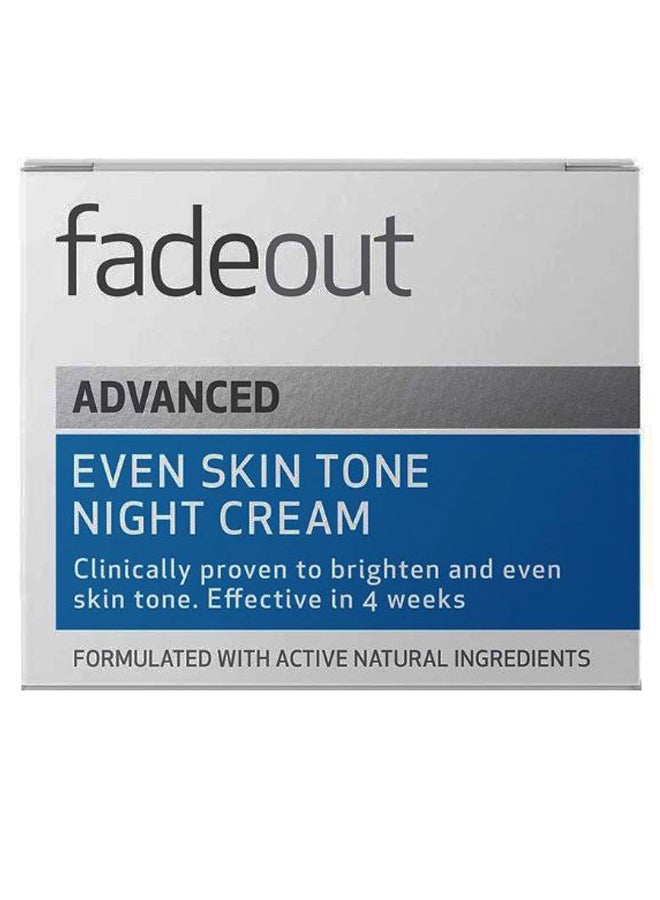 fadeout - Advanced Even Tone Night Cream 50ml - Image 1