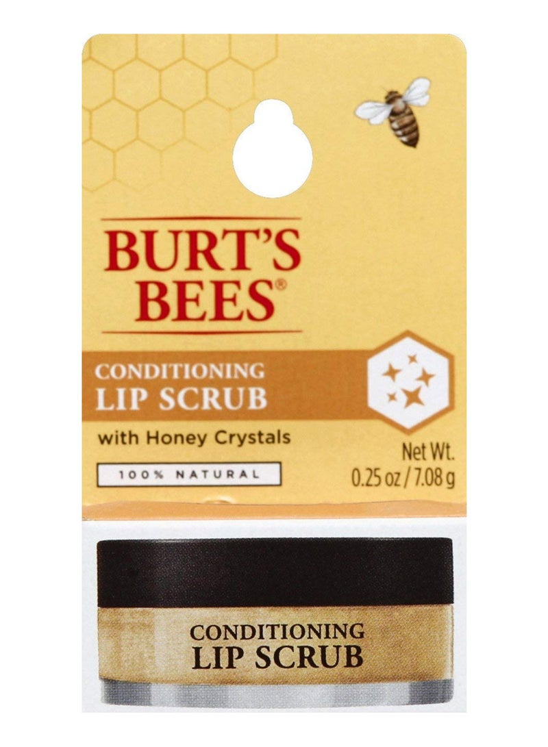 Burts Bees Conditioning Lip Scrub With Honey Crystals Gold 