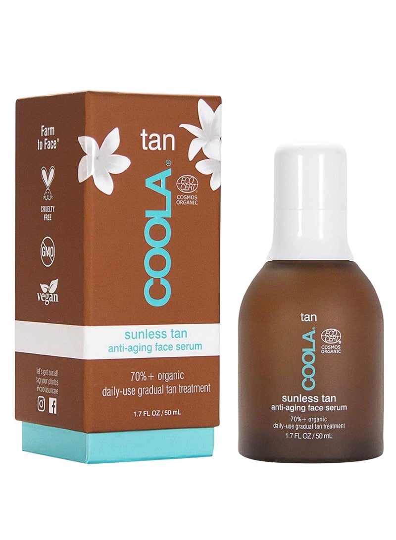 COOLA Organic Sunless Tan Anti-Aging Face Serum 50ml - Image 1