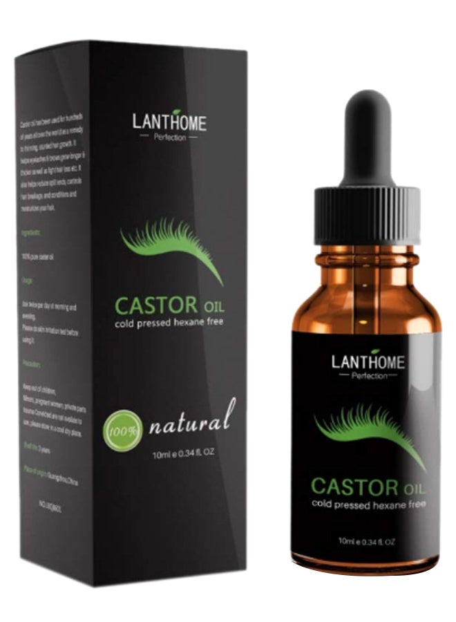 Lanthome - Castor Oil Eyelash Growth Serum With Applicator Brush 10ml - Image 1