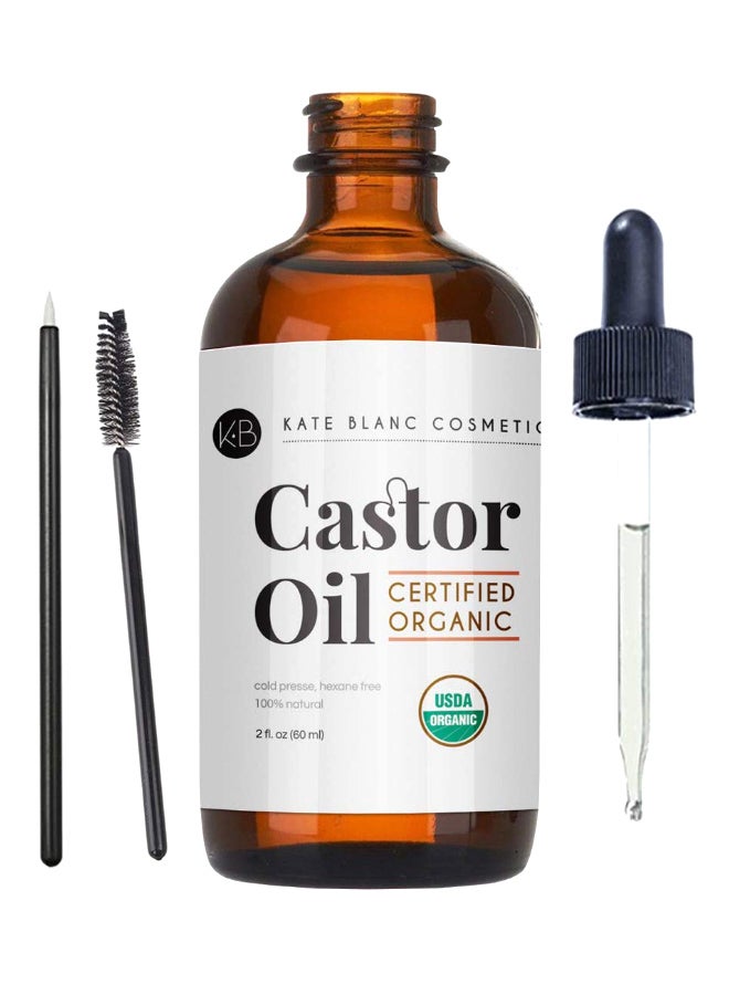 Kate Blanc Cosmetics - Organic Castor Oil With Free Mascara Starter Kit Yellow/Black - Image 1