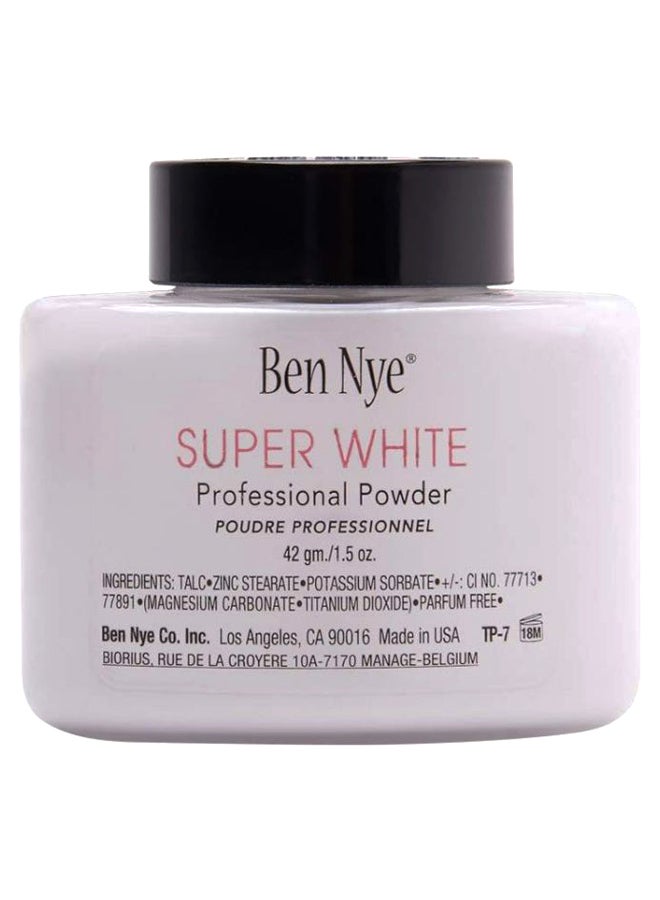 Ben Nye Professional Translucent Face Loose Powder Super White - Image 1