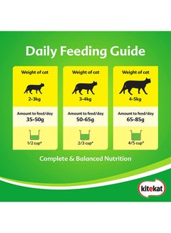 Kitekat Mackerel Flavour Dry Adult Cat Food 1.4kg  - Image 4
