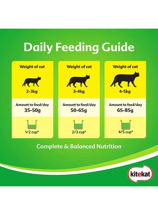 Mackerel Flavour Dry Adult Cat Food 1.4kg - view 4