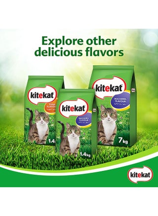 Mackerel Flavour Dry Adult Cat Food 1.4kg - view 5