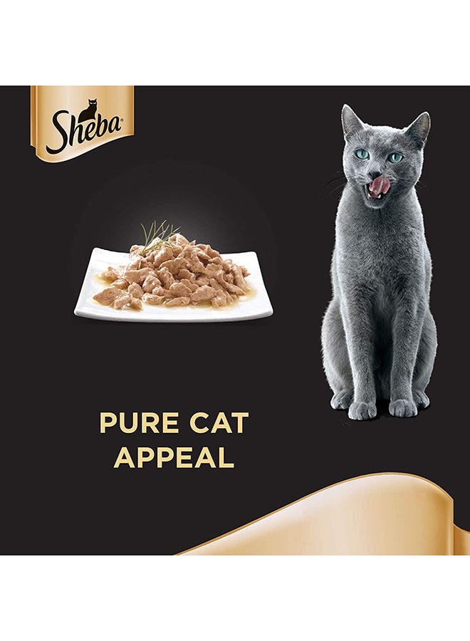 Sheba - Dome Fine Cuts with Poultry Wet Cat Food Can 80g Pack of 24 - Image 1