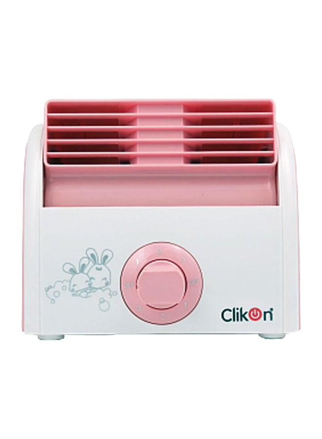 كليكون مروحة صغيرة للطاولات CK2191 وردي/أبيض - Image 1