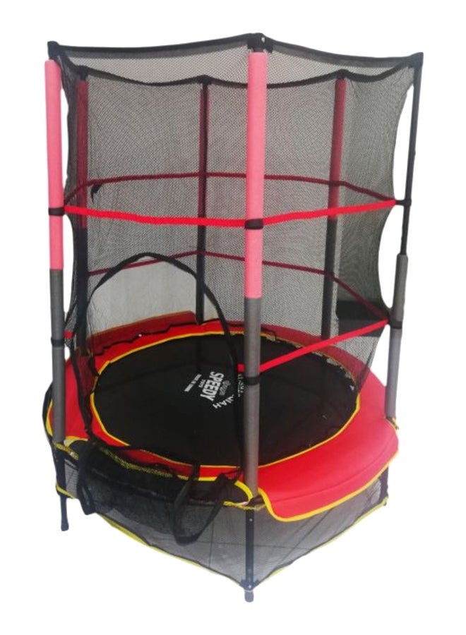 Heavy-Duty Indoor And Outdoor Round Shape Bounce Trampoline With Safety Net - Image 1