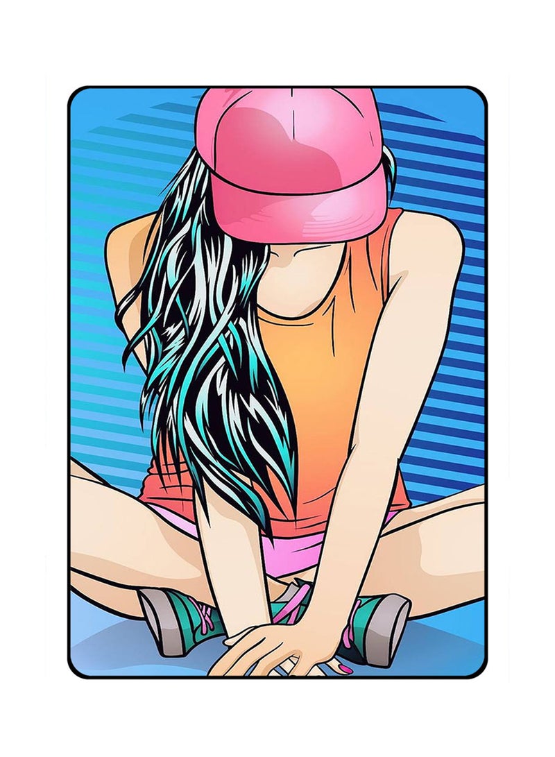 Protective Case Cover For Samsung Galaxy Tab S5e Cool Lady