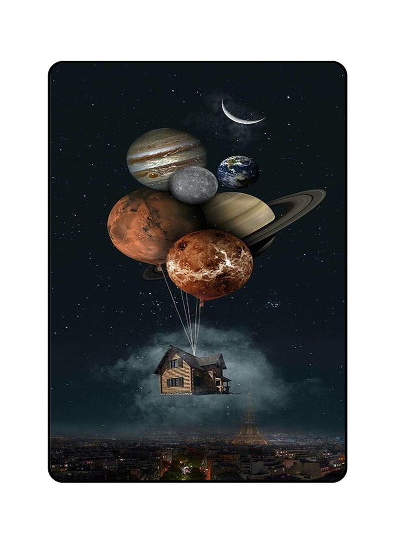 ثيودور غطاء حماية لأجهزة سامسونج جالاكسي تاب S5e مطبوع عليه رسمة بيت يحلق في السماء