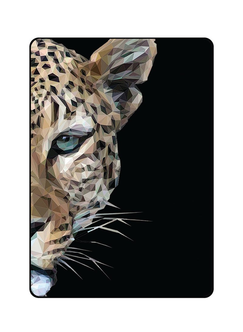 Protective Case Cover For Apple iPad 7th Gen 10.2 Inch Tiger Half Face