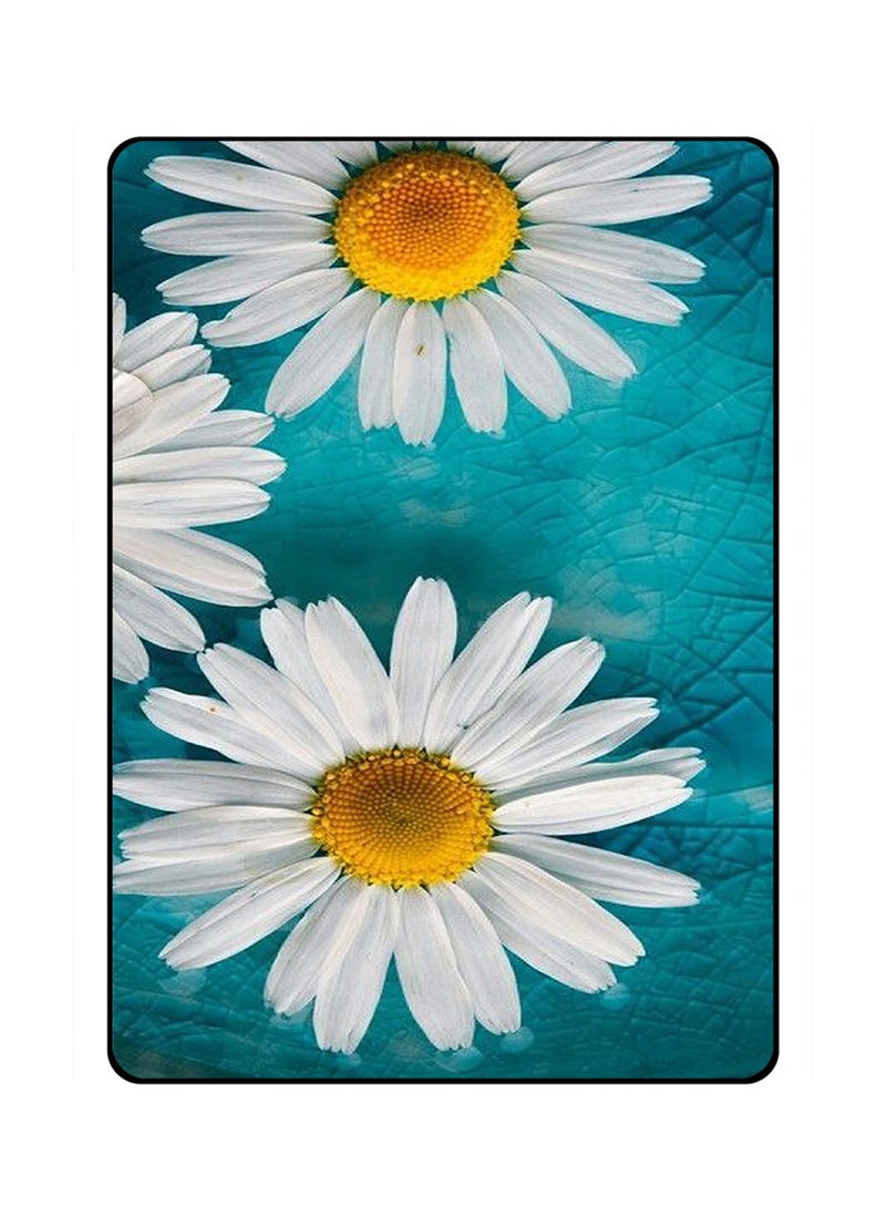 Protective Case Cover For Apple iPad Pro 2018 Three White Flower