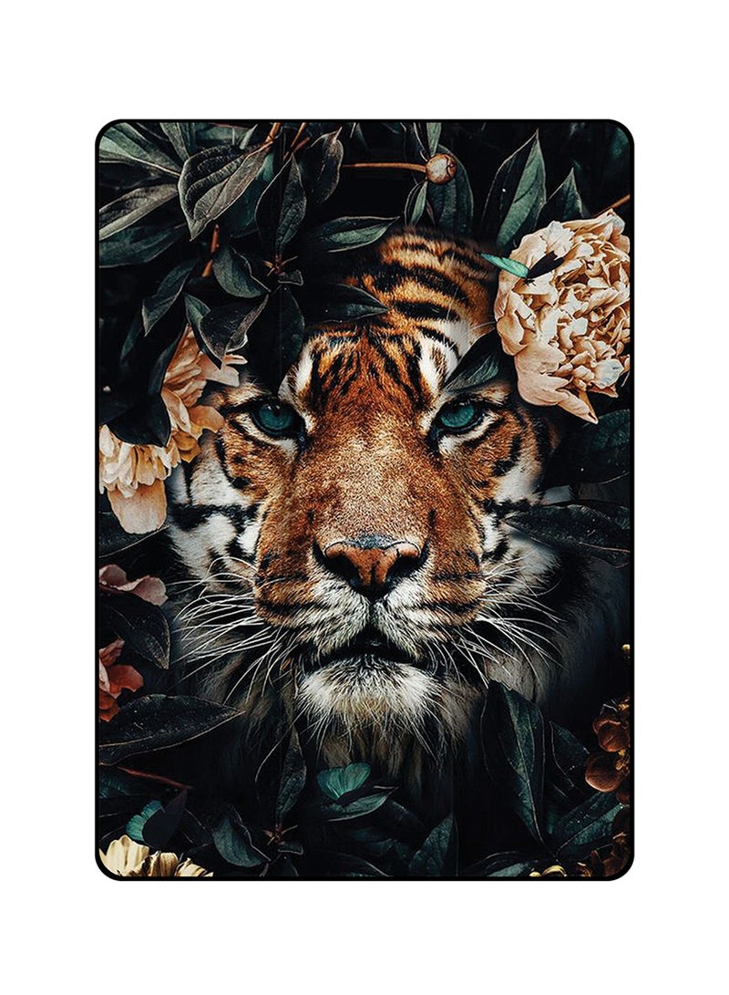 Protective Case Cover For Apple ipad 5th/6th Gen Tiger Behind Bush