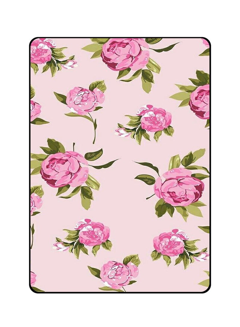 Protective Case Cover For Apple ipad 5th/6th Gen Hand Painting Pink Flower