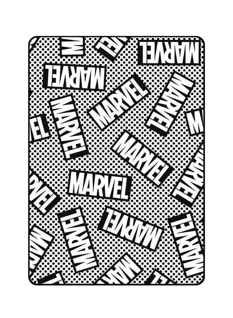 غطاء حماية واقي لجهاز أبل آي باد إير من الجيل الثالث خلفية 1 تحمل كلمة "Marvel"