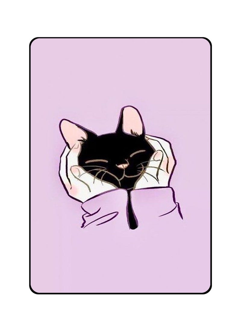 Protective Case Cover For Apple iPad Air 3rd Gen Black Loving Cat