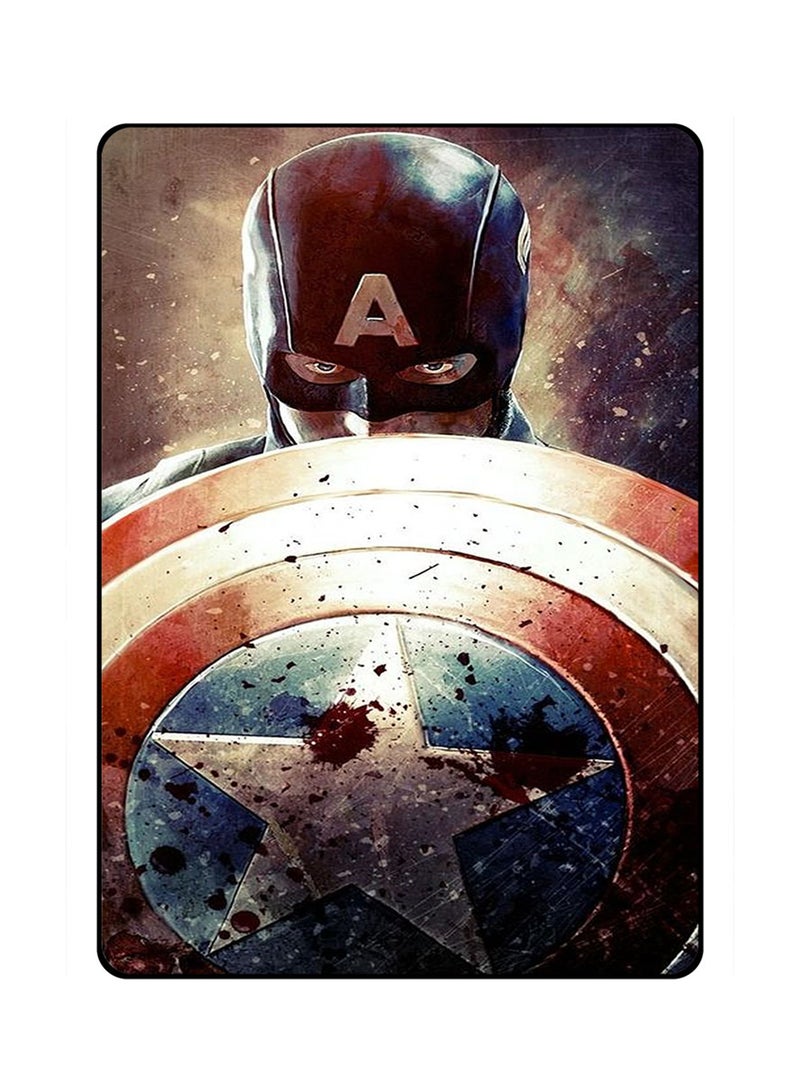 ثيودور غطاء حماية واقي لجهاز أبل آي باد إير من الجيل الثالث بطبعة كابتن أمريكا