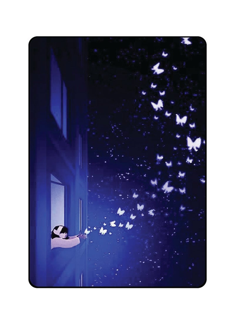 ثيودور غطاء حماية واقي لأبل آي باد برو 2018 نمط فتاة وفراشات