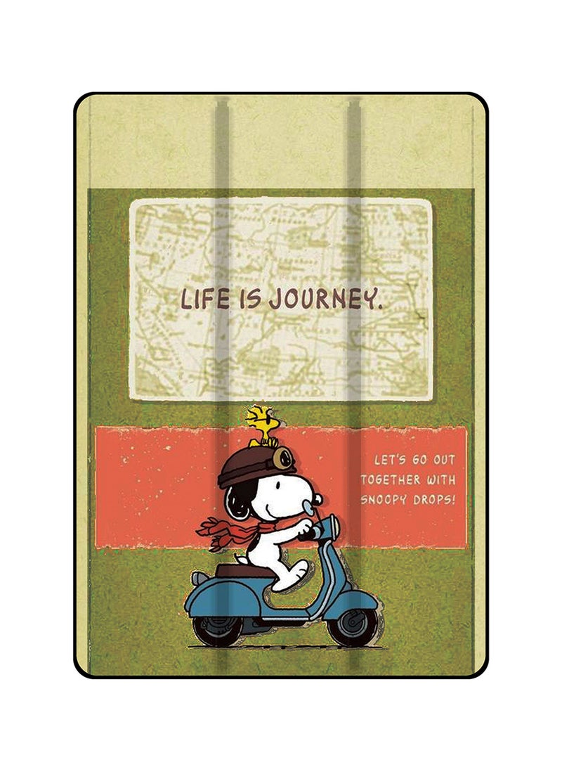 Protective Case Cover For Apple iPad Pro 2018 Snoopy Riding Scooter