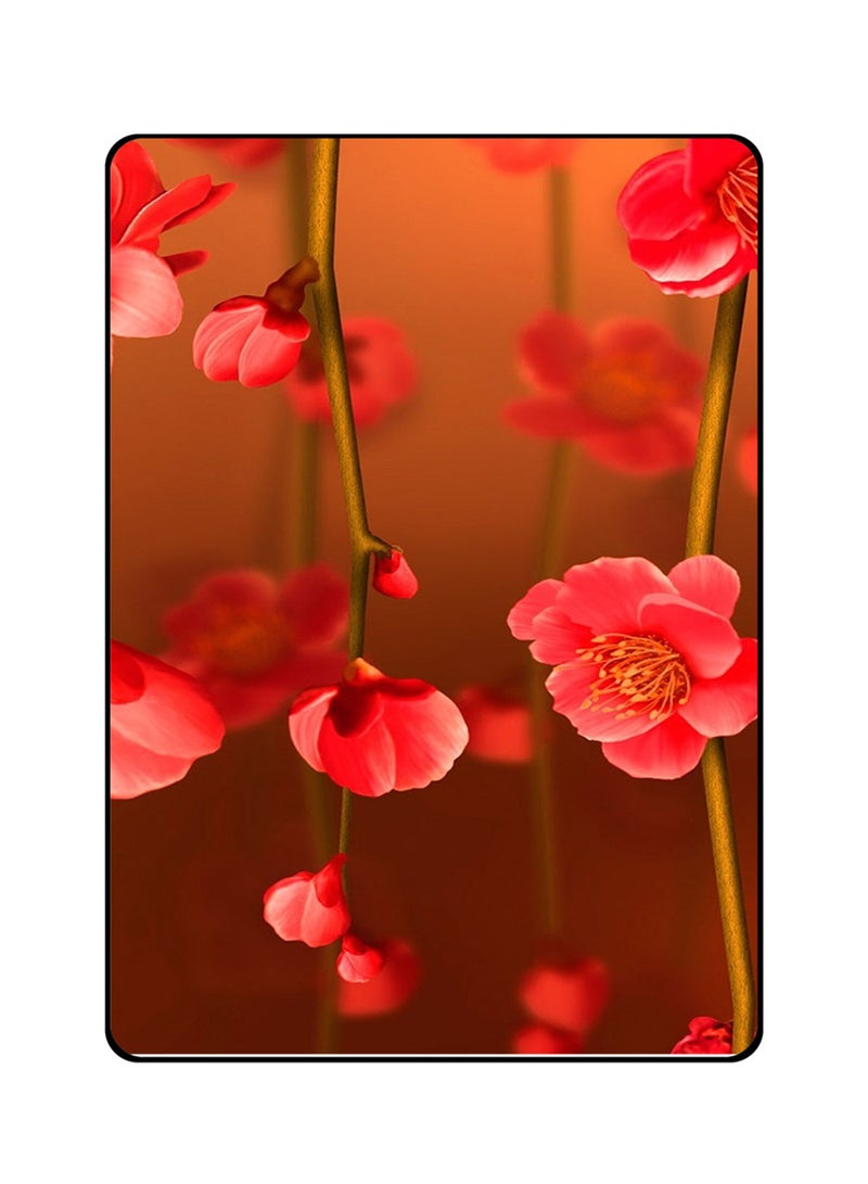 Protective Case Cover For Apple iPad Pro 2018 Red Flower