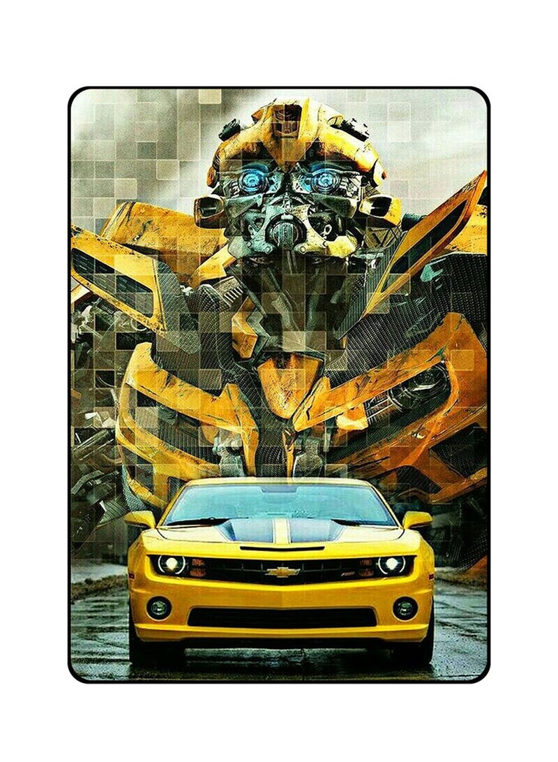 Protective Case Cover For Apple iPad Pro 2018 Yellow Car