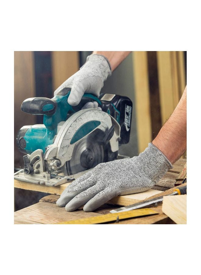 XINGYU - 2-Piece PU Coated Gloves Set Grey/Green XL - Image 1