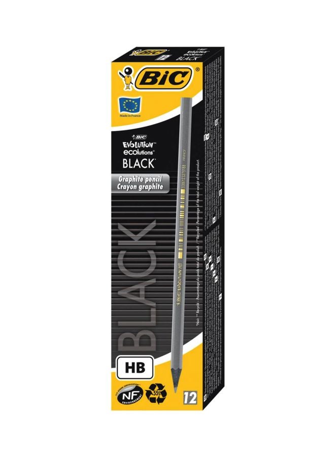 12-Piece Evolution Pencil Set Black - v1583920650/N34855405A_2