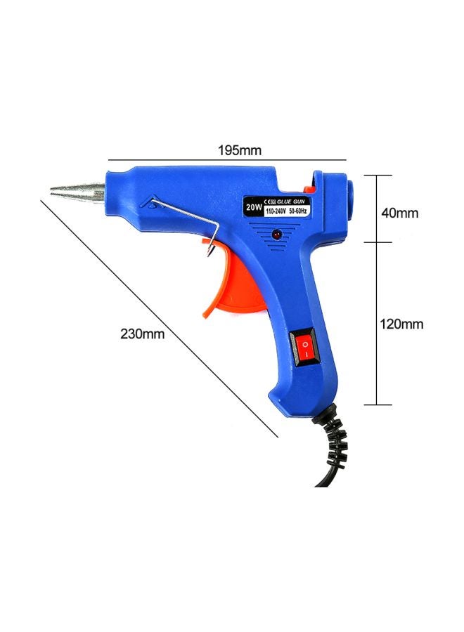 Temperature Hot Melt Glue Guns Blue/Orange 19.50x6x15.50cm - Image 3