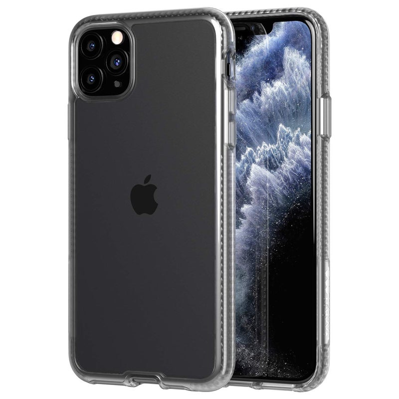 tech21 Pure Clear for iPhone 11 PRO Case Cover with Bioshield Protection Transparent  - Image 2