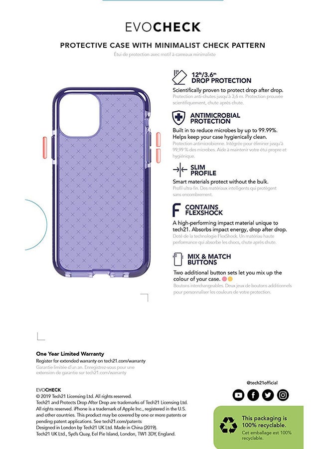 Protective Case Cover For Apple iPhone 11 Pro Blue