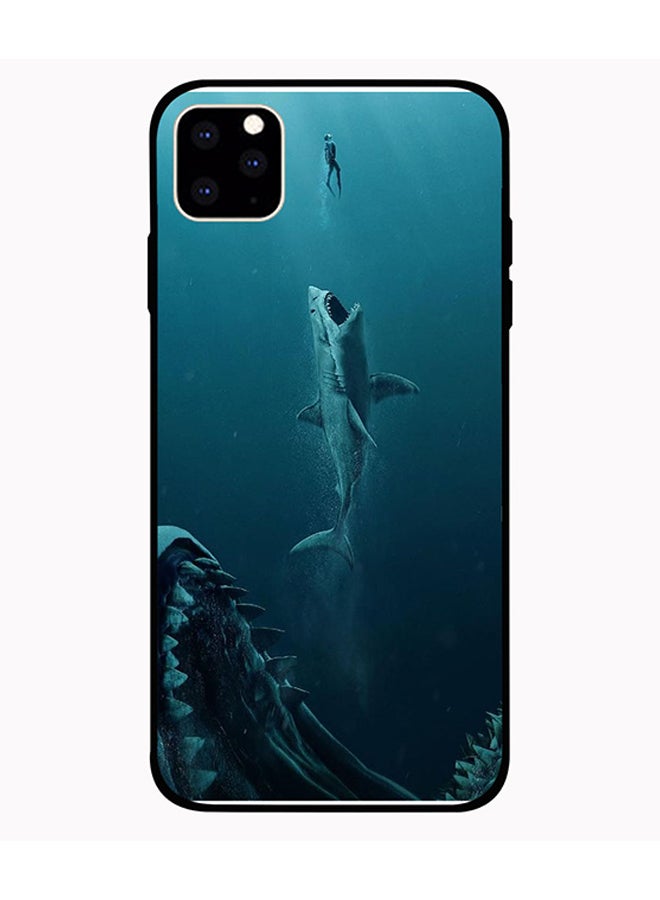 Theodor Protective Case Cover For Apple iPhone 11 Shark & Men Shark & Men