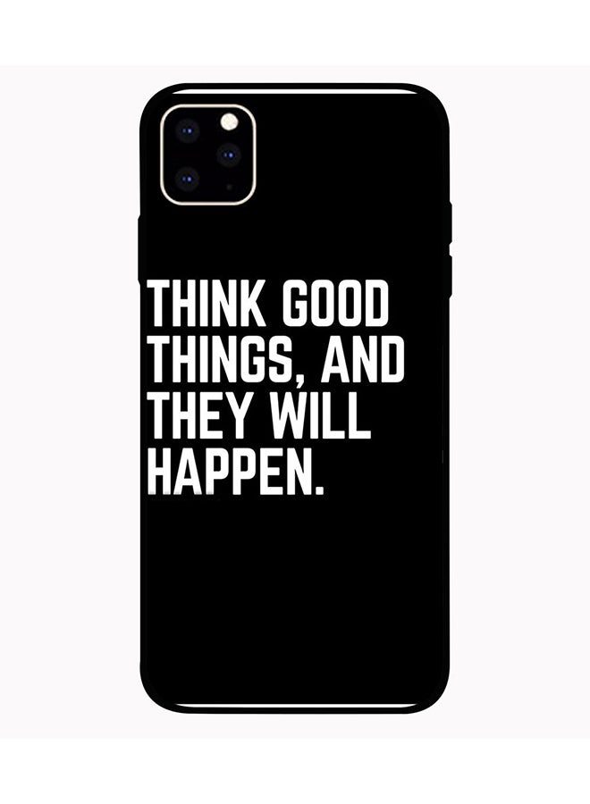 Protective Case Cover For Apple iPhone 11 Pro Black/White